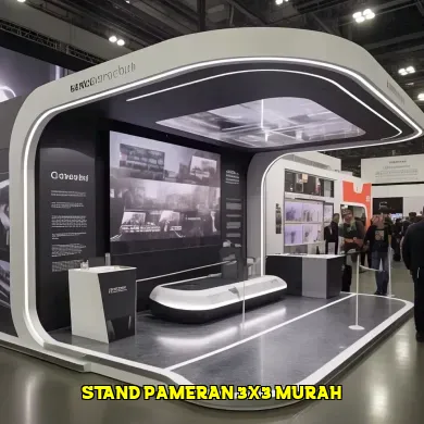 stand pameran 3x3 murah